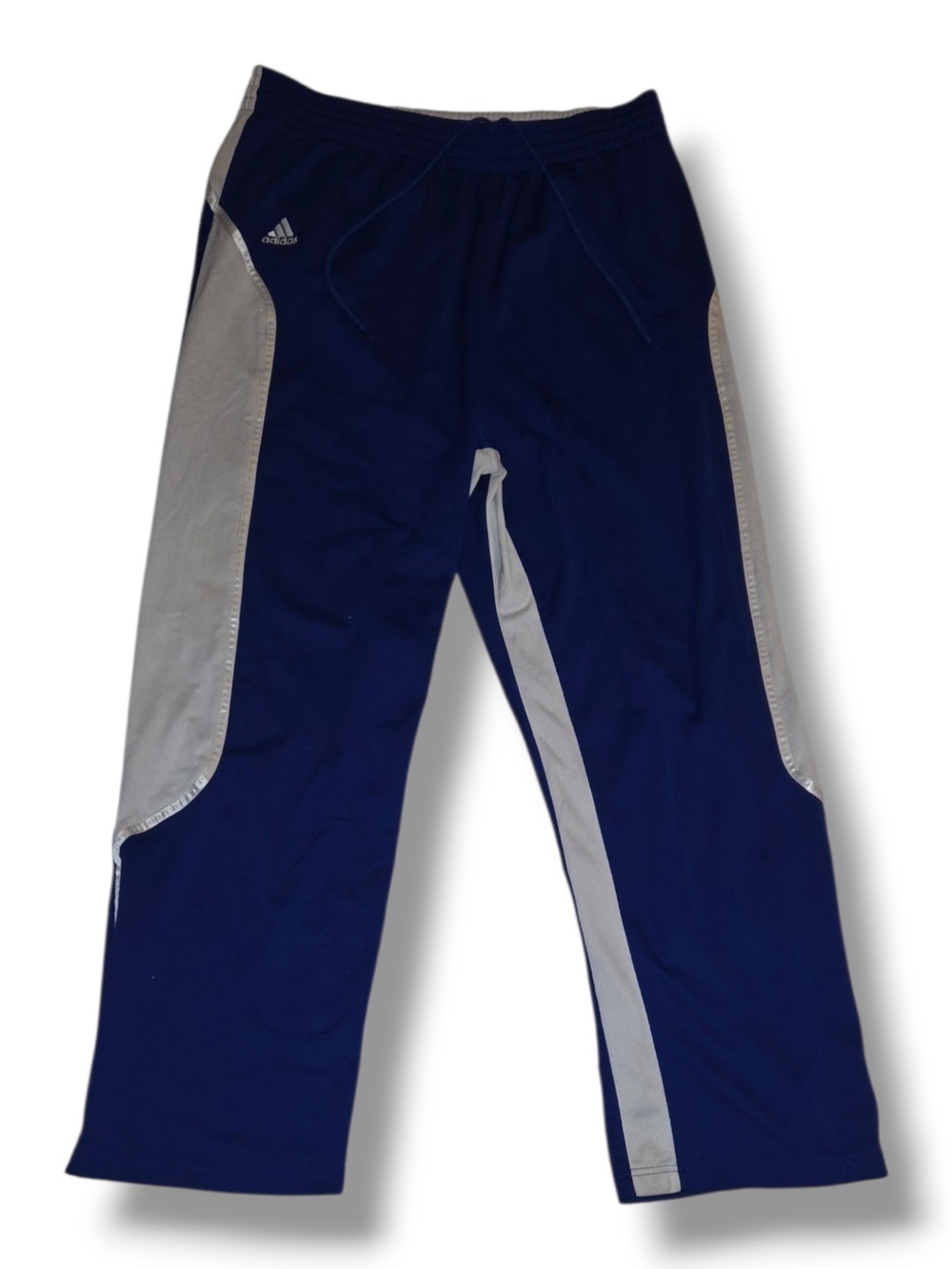 adidas Navy and White Athletic Joggers
